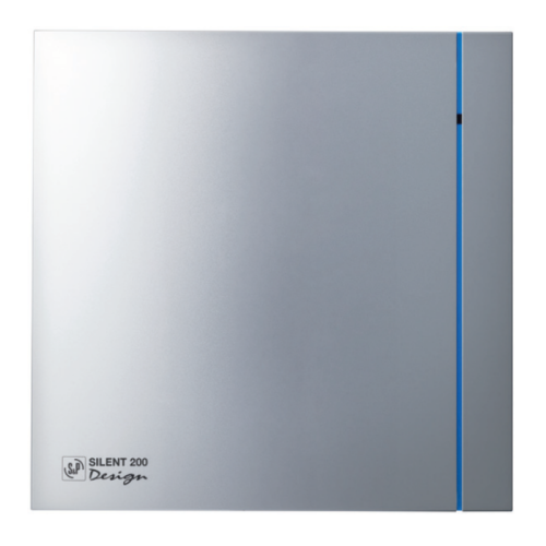 Вентилятор SILENT-200 CRZ SILVER DESIGN- 3C
