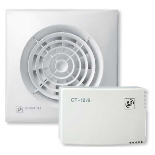 Комплект вентилятор KIT SILENT-100 CZ 12V + трансформатор CT-12/14 R
